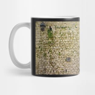 Brick wall in St. Paul de Vence, France Mug